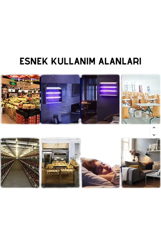  20W Elektrikli UV Sinek Öldürücü Lamba | Sivrisinek Kovucu | Sessiz Güçlü Haşere Kovucu | İç ve Dış Mekan Kullanımına Uygun 10W+10W auhma